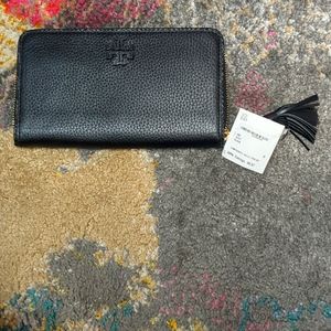 BRAND NEW GENUINE BLACK WOMENS TORY BURCH WALLET